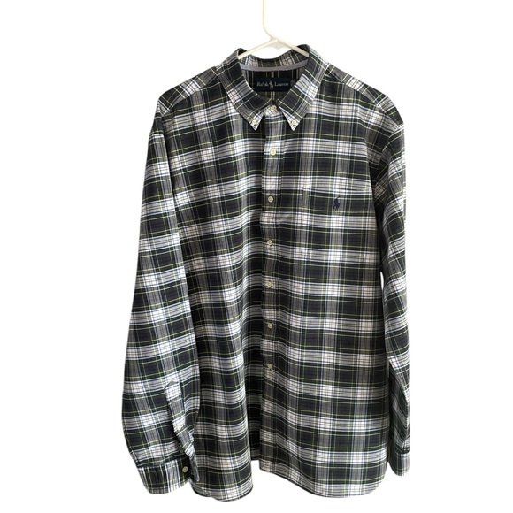 Ralph Lauren Plaid Button Down Shirt XL - Picture 2 of 12